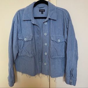 TOPSHOP Blue Curduroy Jacket